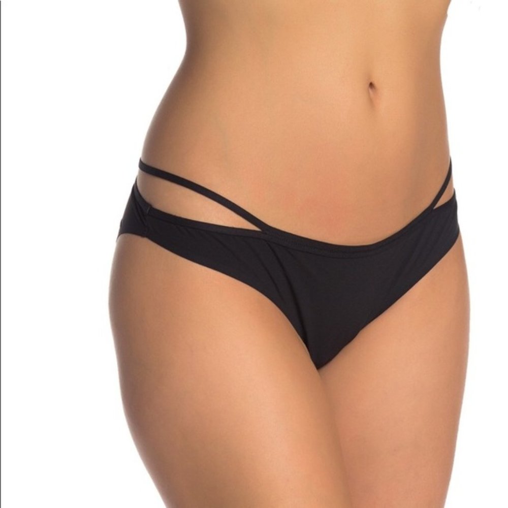 Free People XS Bikini Brief in Black New with tags